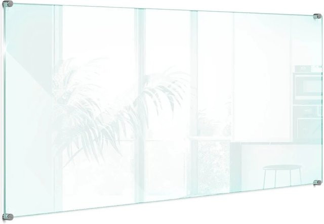 Tulup Küchenrückwand aus Glas in Transparent als Spritzschutz für die Küche, Breite: 100 cm, Höhe: 50 cm - Bild 1