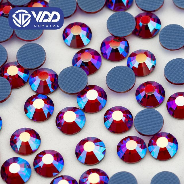 VDD Garnet AB Hot-Fix Strass-Steine aus hochwertigen Glaskristallen - Bild 1