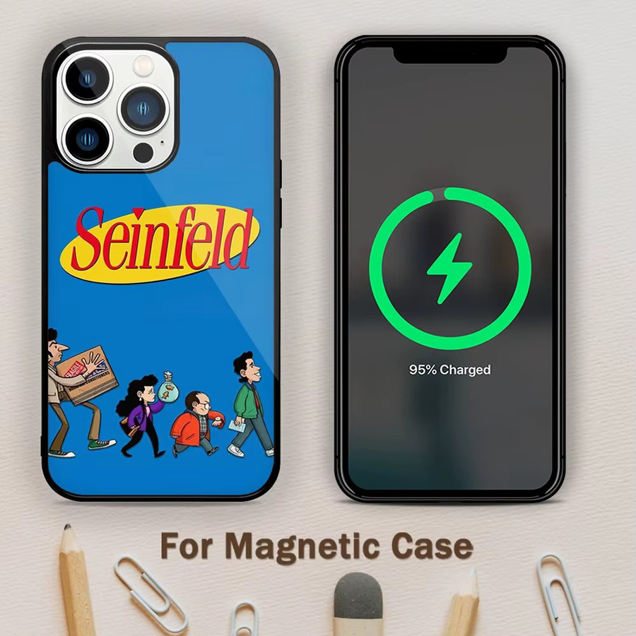 Seinfeld Sitcom Handyhülle mit Magnetfunktion für iPhone 11 12 13 14 15 Pro Max Mini XS XR Plus - Bild 2