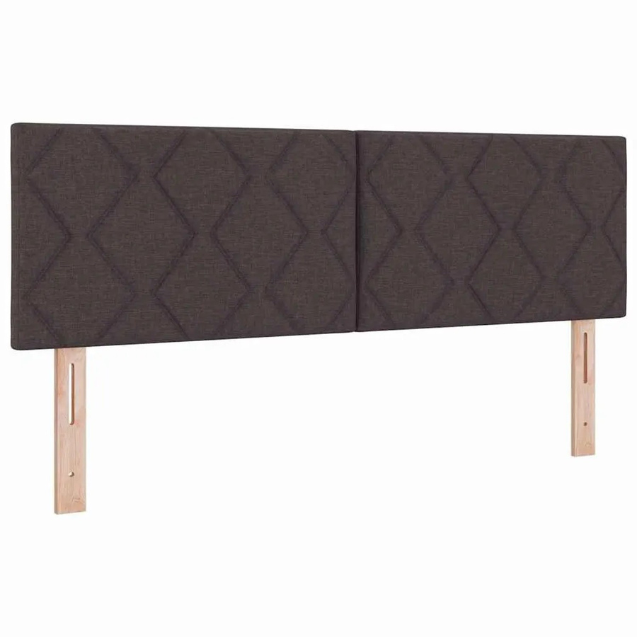 vidaXL Kopfteil aus Kunstleder und Holz in Dunkelbraun, Breite: 144 cm - Bild 2