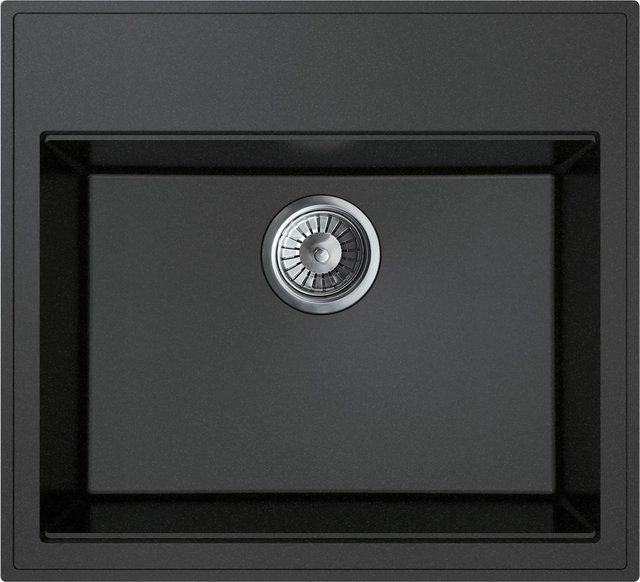 Miló Einbauspüle Luxuria aus Granitverbundstoff in Graphit, Breite: 56 cm - Bild 1