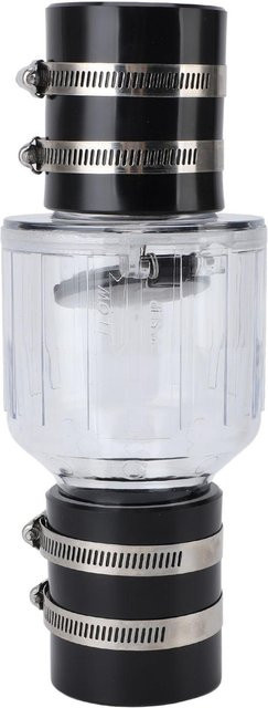 Leises Rückschlagventil für Abwassersumpfpumpen von TOMTOP JMS aus Kunststoff mit federbelasteter Klappe, Durchmesser: 2 Zoll - Bild 1