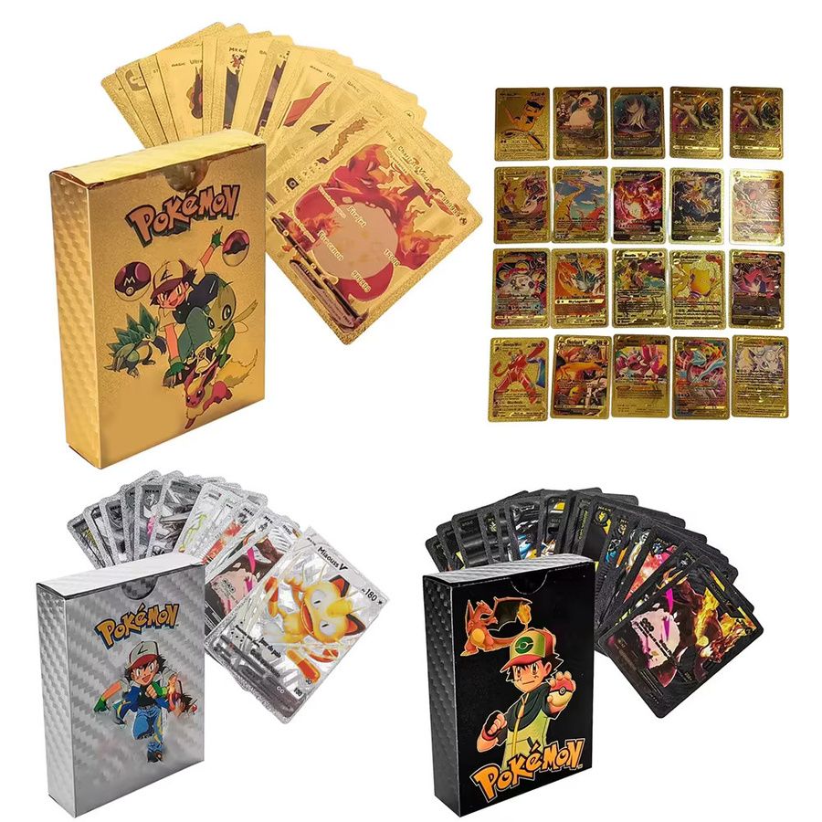 Pokémon Goldfolienkarten Vmax GX, Sammelspiel, 55-teiliges Set - Bild 2
