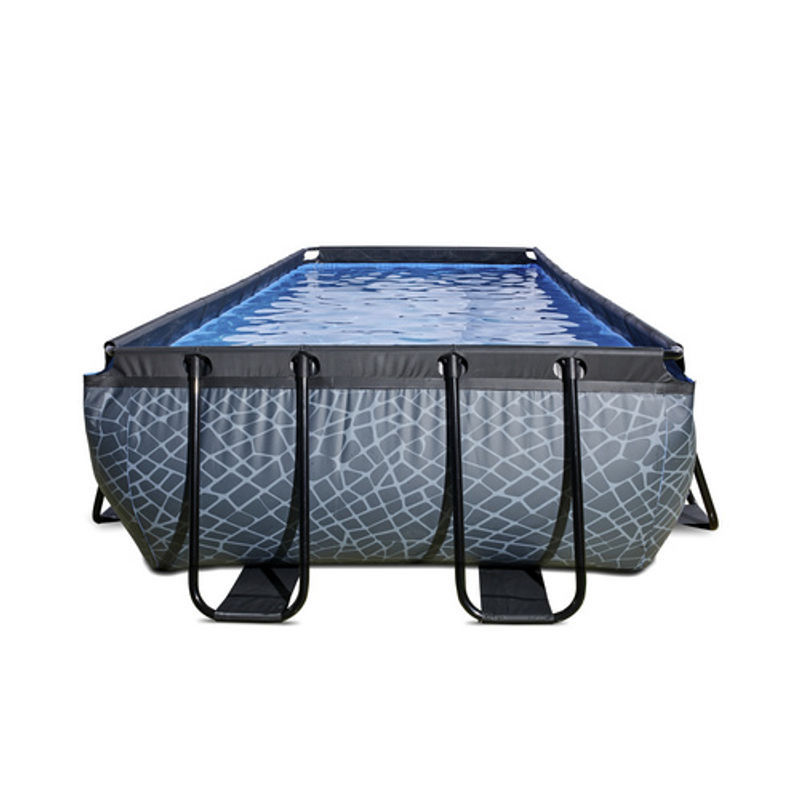 EXIT Stone Pool in Grau mit Filterpumpe, B/T/H: 540 x 250 x 100 cm - Bild 4