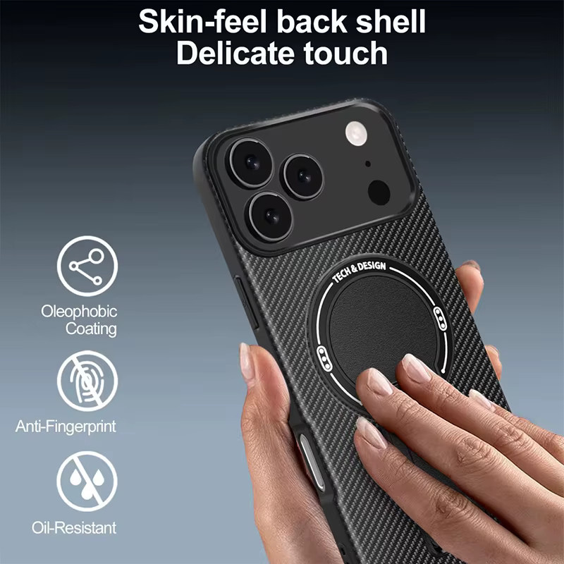 Stoßfeste kabellose Ladehülle mit unsichtbarem Ständer für Apple iPhone 17 Pro Max, 16, 15, 14, 13 in Schwarz oder Blau - Bild 4
