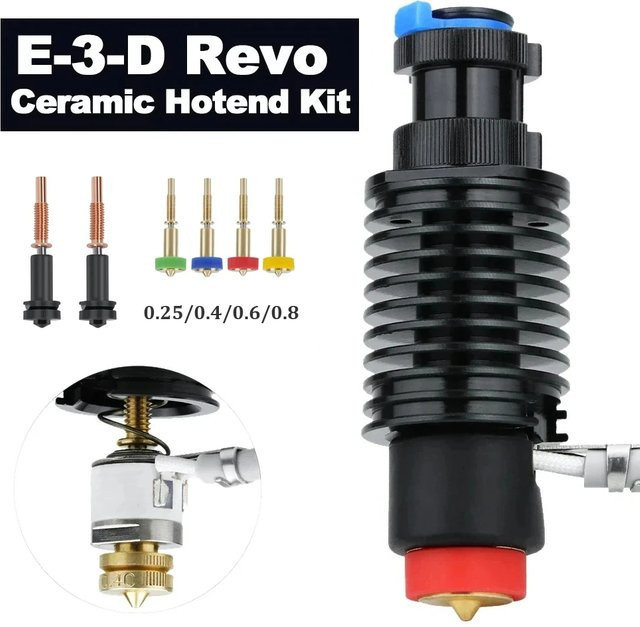 E3D Revo Keramik Hotend Kit mit Schnellheizung für E3D REVO H2 V2S Ender 3 Pro V2 und Voron - Bild 1