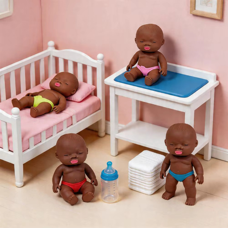Natasha Mini-Babypuppe, Squishy-Puppe, Silikon, Bunt / Mehrfarbig - Bild 6