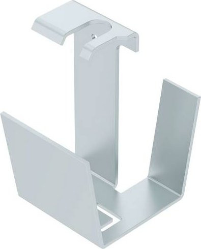 OBO Bettermann Wand- und Stielausleger Silber, 25 Stück, L x B x H: 5,0 x 8,5 x 7,5 cm - Bild 1