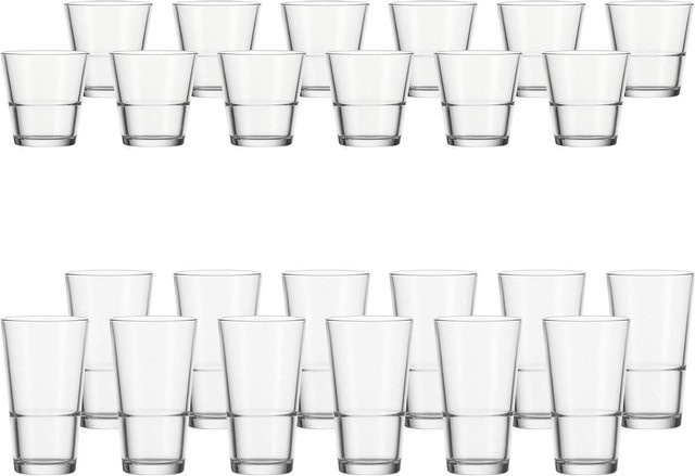 Leonardo Trinkglas Set Event 24er Set aus Glas in Transparent - Bild 1