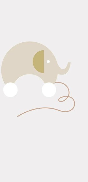 Komar Wandbild Baby Happy Paper Poster B: 50 cm, H: 70 cm - Bild 1