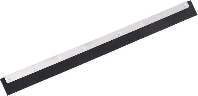 vidaXL Bodenabzieher aus Stahl und Gummi in Silber und Schwarz, Breite: 60,5 cm, Tiefe: 2 cm, Höhe: 5 cm - Bild 1