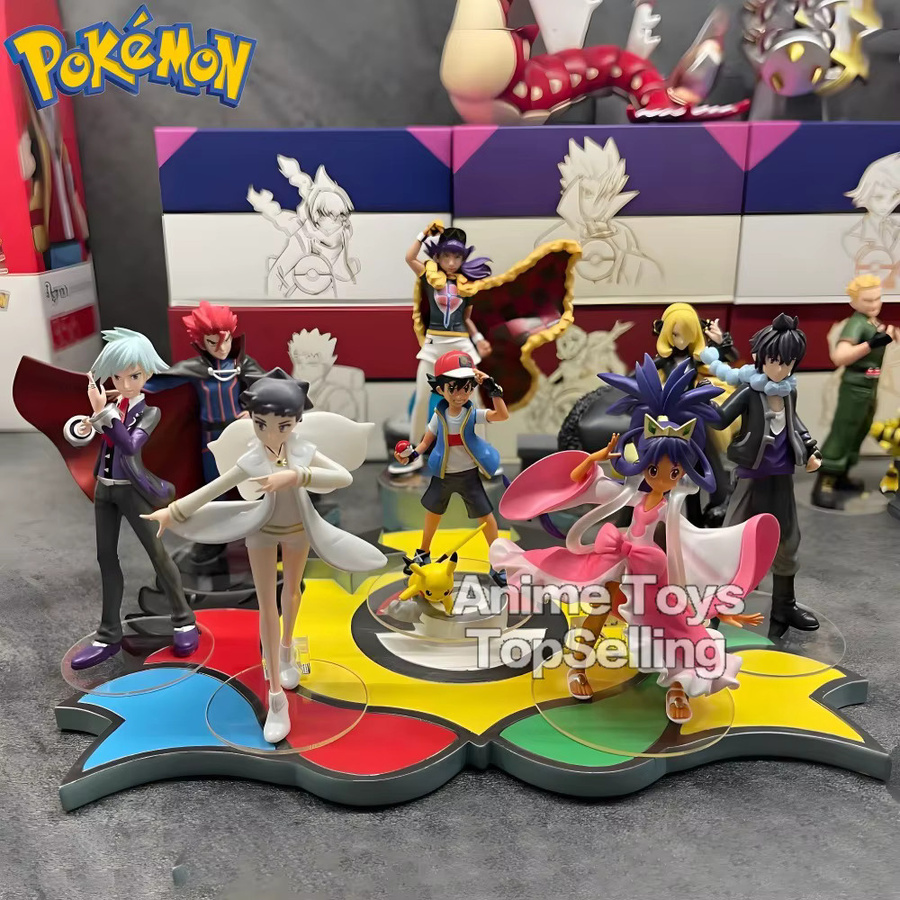 Bandai Pokémon Acht Meister, Actionfiguren, PVC-Statue, 7-9cm - Bild 4