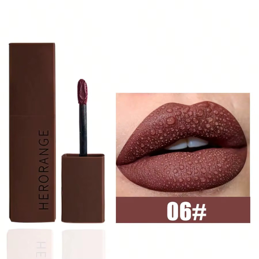 Herorange Velvet Matte Lip Mud Lippenstift, Matt, Puder - Bild 2