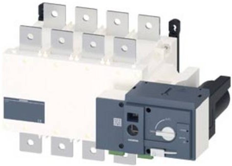 Siemens Netzumschalter Schwarz 4polig 630A 4 Wechsler 3 Schließer 415 V/AC 3KC44460EA210AA3 - Bild 1