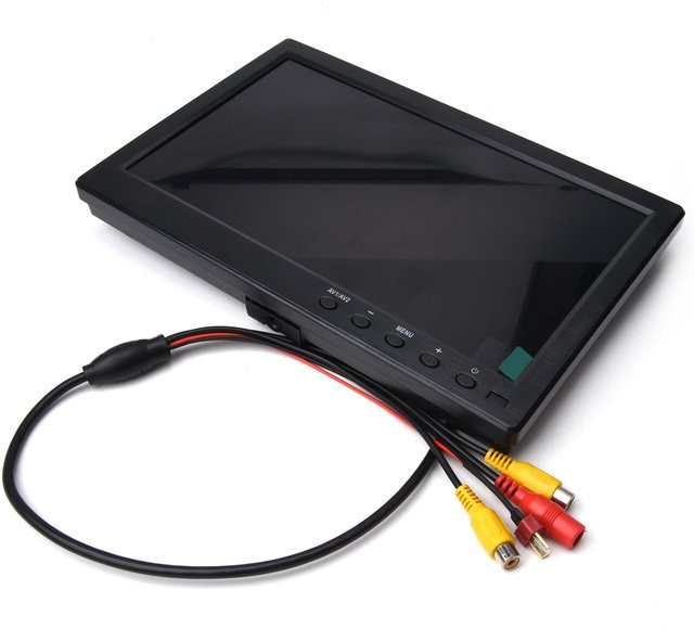 Readytosky FPV Farbmonitor, 10,1-Zoll, 1024 x 600 Auflösung, Schwarz - Bild 1