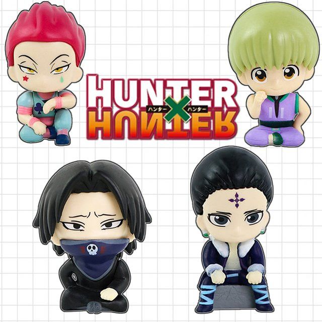 Bandai Hunter x Hunter Q Version Anime Actionfigur Chrollo Lucilfer und Kurapika aus PVC in Multicolor, Höhe: 9 cm - Bild 1