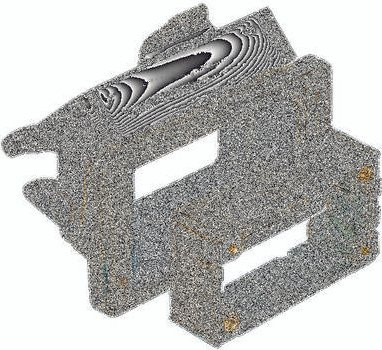 HARTING Anbaugehäuse 09 37 010 0397 in Grau aus Aluminium - Bild 1