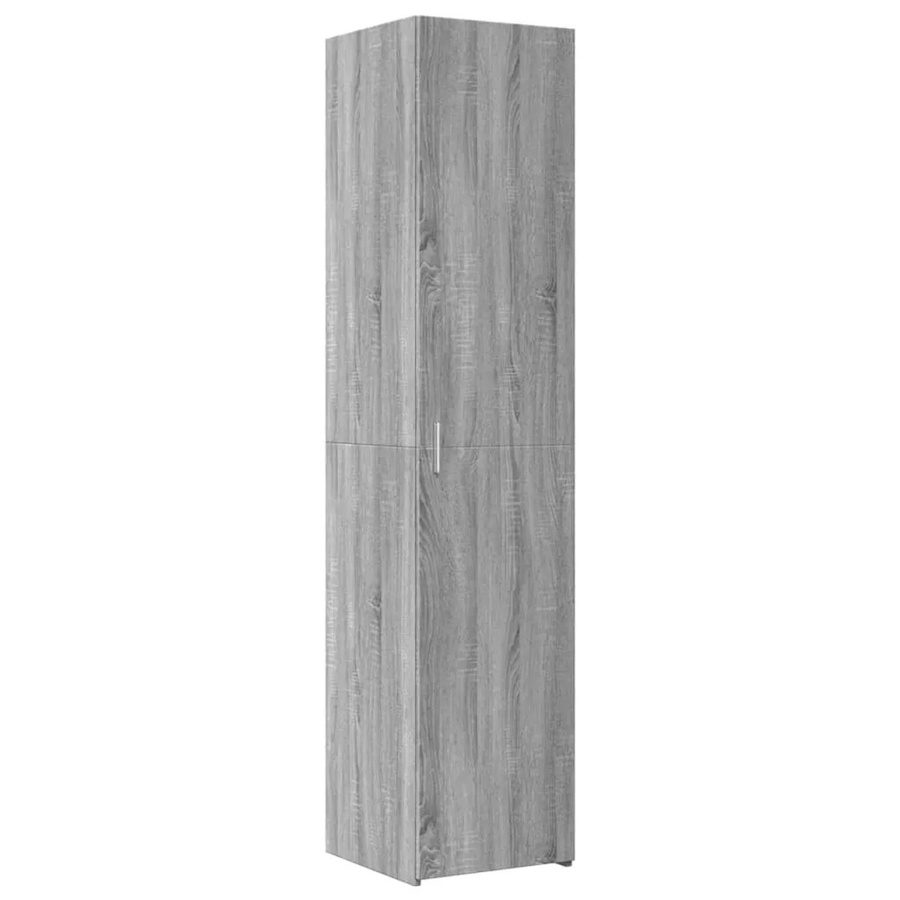 vidaXL Highboard Grau Sonoma aus Holzwerkstoff, B/T/H: 40 x 42,5 x 185 cm - Bild 2