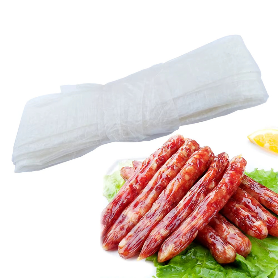 SAFEBET Getrocknete Schlanke Wursthüllen für BBQ, Salami und Räucherwurst, 2,6 Meter, Breite: 28 mm, Durchmesser: 18 mm - Bild 2