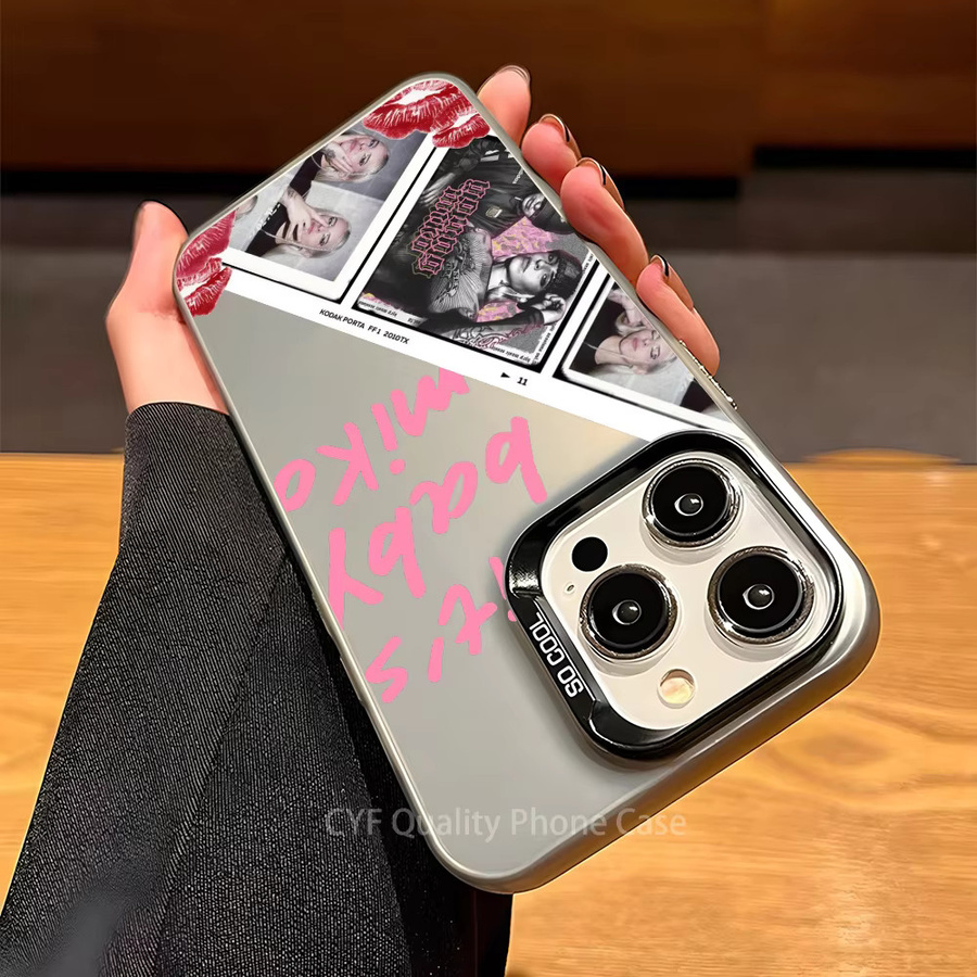 Sänger Young M-Miko Art Handyhülle für Apple iPhone 11 12 13 14 15 16 Pro Max Plus mit Schutzbeschichtung in Multicolour - Bild 2