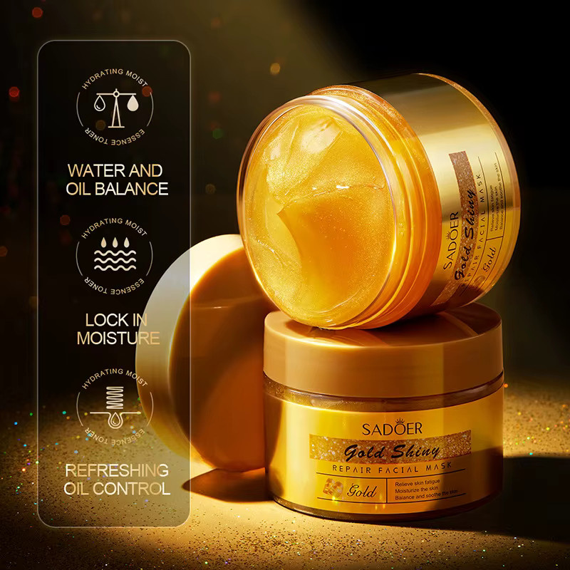SADOER Gold Serum Creme Schlafmaske, Gesicht - Bild 2