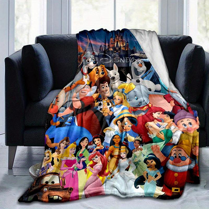 Disney Flanell-Decke mit Disney-Figuren für Wohnzimmer und Camping, Mehrfarbig, B: 150 cm, L: 200 cm - Bild 2