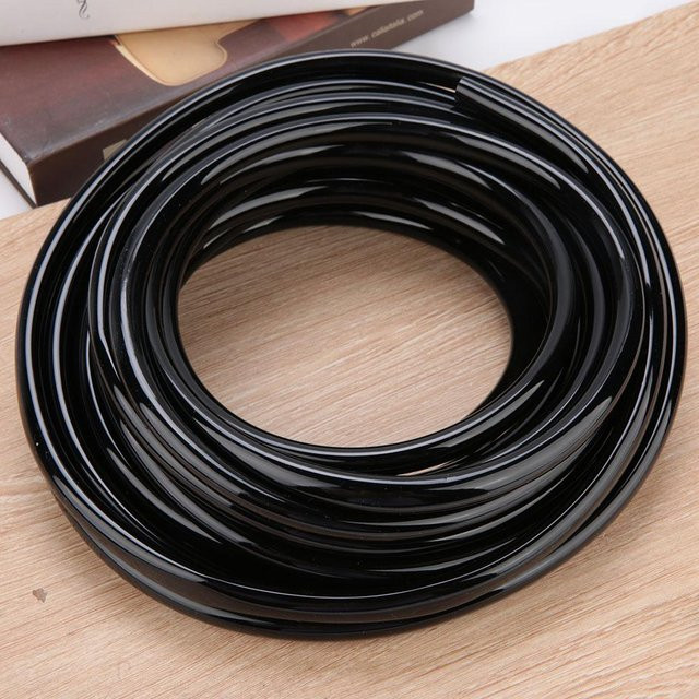 mfySpace Bewässerungsschlauch mit Inline-Dripper aus PVC für das Gewächshaus, Schwarz, Länge: 10 m, Durchmesser: 8 mm / 11 mm - Bild 1