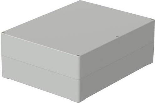 ROSE Systemtechnik Industrie-Gehäuse 9233011 aus ABS Kunststoff in Lichtgrau (RAL 7035), Breite: 300 mm, Höhe: 274,1 mm, Tiefe: 230 mm, Breite: 110 mm - Bild 1