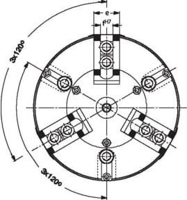 RÖHM Kraftspannfutter KFD-400/3 3/32 ZA300 M24 - Bild 1