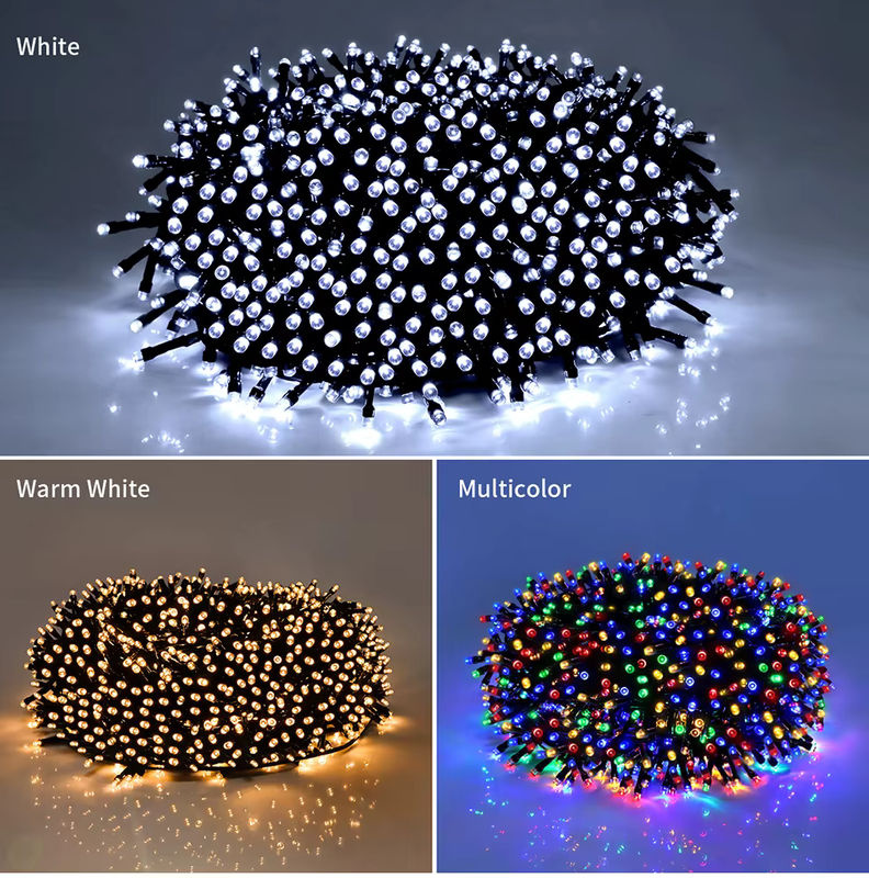 CHNAITEKE Solar Lichterkette für den Außenbereich, wasserdichte Solar-Gartenbeleuchtung in Warmweiß oder Multicolour für Garten und Hochzeit - Bild 5
