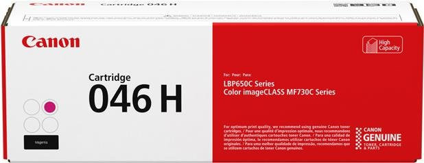 Canon 046H Original Tonerpatrone Magenta für imageCLASS und i-SENSYS Laserdrucker - Bild 1