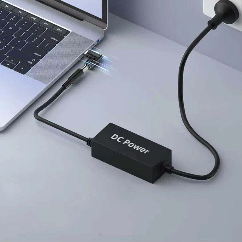 JCD USB-C auf DC Power Adapter 65W für HP Dell Lenovo MacBook Xiaomi in Schwarz - Bild 3