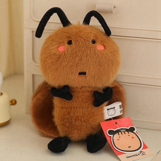 Kidsly Kakerlaken-Plüschtier, Plüsch-Insektenpuppe, 12cm - Bild 1
