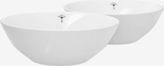 Villeroy & Boch Salatsschale Single Cornflower aus Porzellan, Weiß, 2er Set, Durchmesser: 16 cm - Bild 1