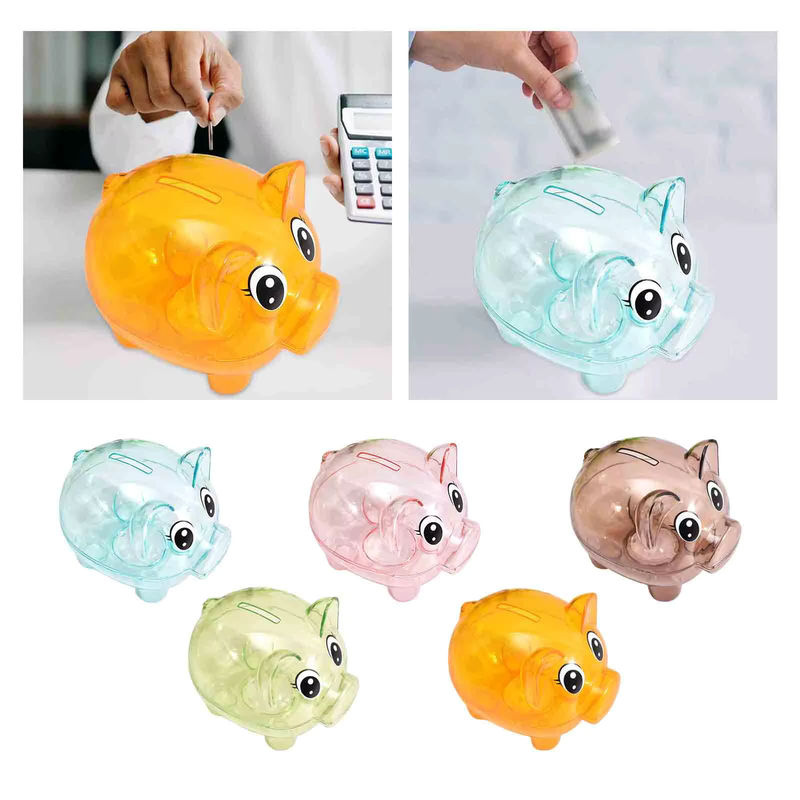 Dekoratives Sparschwein von Homyl in Rosa als Tischornament und Geschenk für Kinder - Bild 4