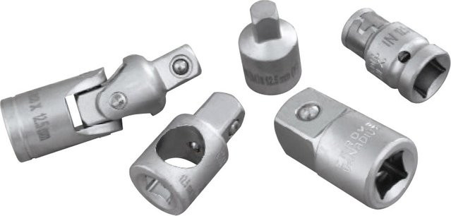 KRAFT WERKZEUGE Verbindungsstücke Set 5-teilig in Silber - Bild 1
