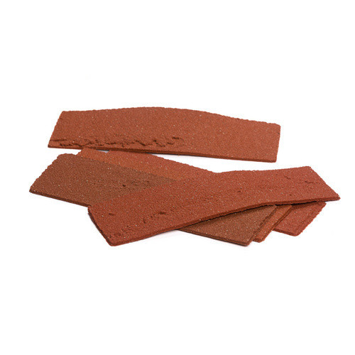 Elabrick Flachverblender Oregon in Rot/Braun, Steinoptik, B: 24,0 cm, H: 7,1 cm - Bild 2