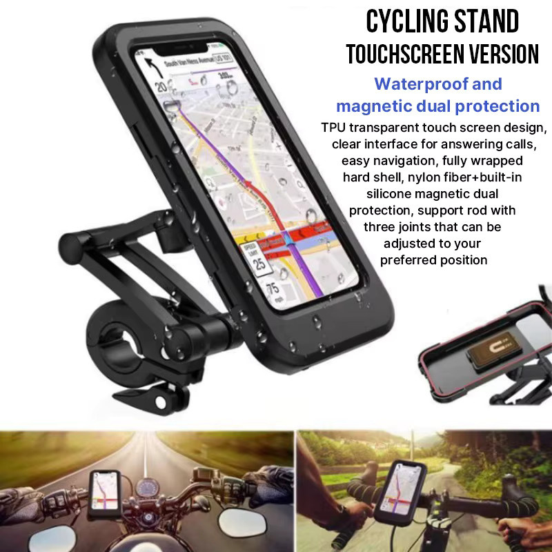 Wanxiang Fahrradständer Touchscreen Version in Schwarz für Smartphones bis 6,7 Zoll - Bild 5