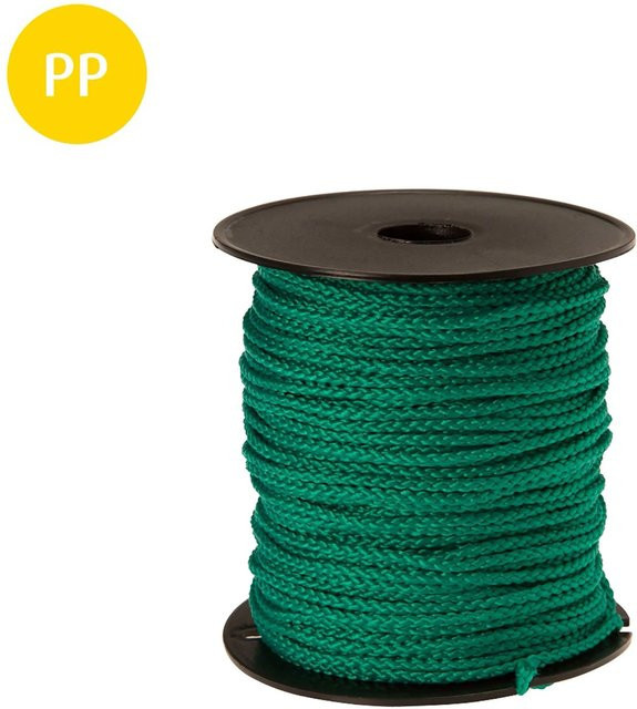 Conacord Multifilament Polypropylen Schnur Geflochten Grün Ø 2 mm Länge: 50 m - Bild 1