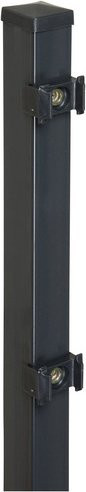 FLORAWORLD Zaunpfosten Classic aus Stahl in Anthrazit, B/T/H: 4 x 4 x 220 cm - Bild 1
