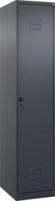 C+P Spind Classic PLUS mit 1 Abteil, Sicherheits-Drehriegel, Anthrazit/Grau, H x B x T: 185 x 40 x 50 cm - Bild 1