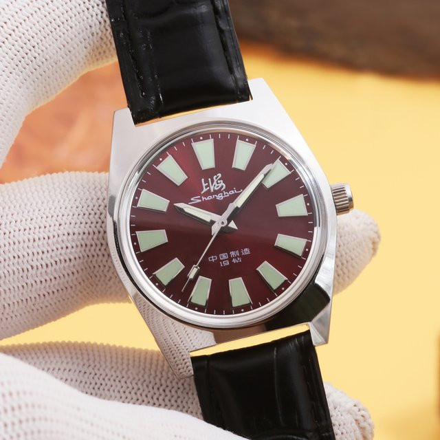 HEIMDALLR Analoguhr, Handaufzug, Edelstahl, 36 mm, Leder, Herren - Bild 1
