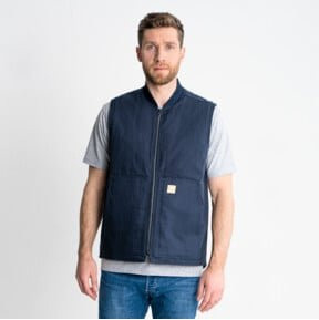 STIER Heavy Work Vest Padded aus BCI-Baumwolle in Navy Blau, Größe L - Bild 1