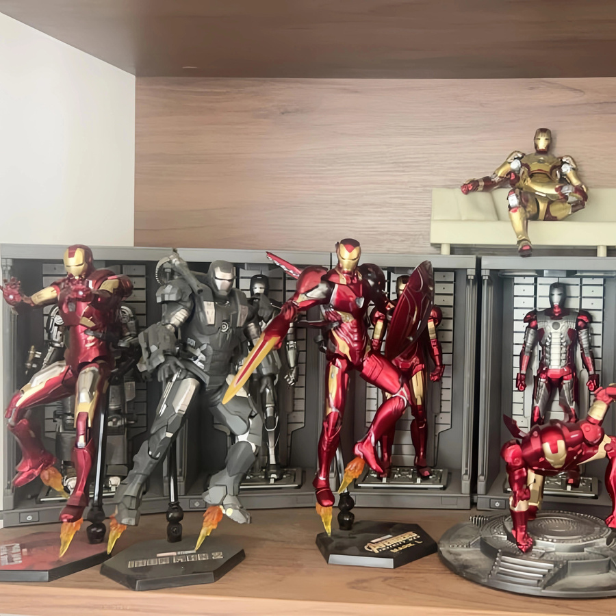 ZD Toys Marvel Iron Man Tony Stark Actionfiguren, mit beweglichen Gelenken - Bild 1
