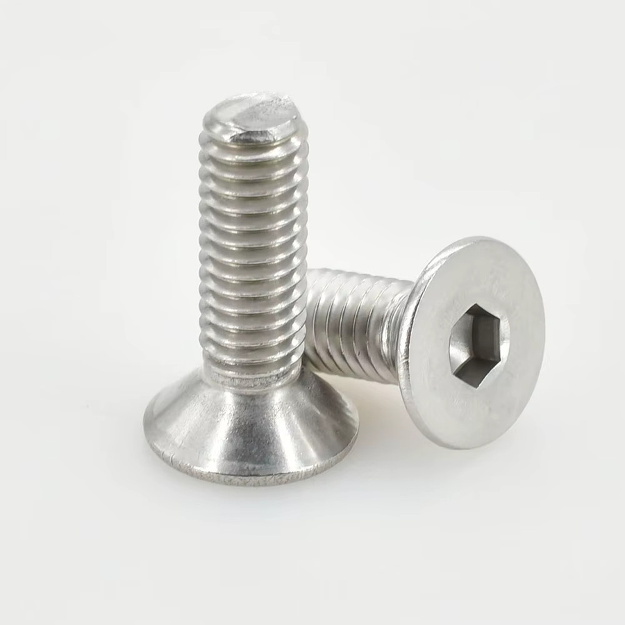 Chap Codie Innensechskantschraube DIN 7991 Senkkopf aus Edelstahl und Kohlenstoffstahl Güteklasse 10.9 in Silber und Schwarz - Bild 2