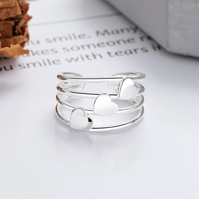 GaaBou Jewellery Verlobungsring, 925 Silber, Damen, Herz - Bild 1