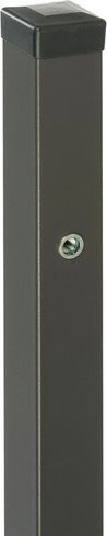 Torpfosten Sia zum Aufschrauben von Polbram Steel Group, grau, B/T/H: 7 x 7 x 103 cm - Bild 1