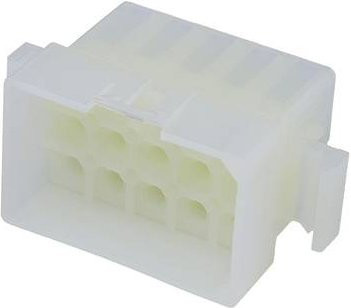 Molex Buchsengehäuse-Kabel in Weiß mit 15 Polen und 6,3 mm Rastermaß - Bild 1