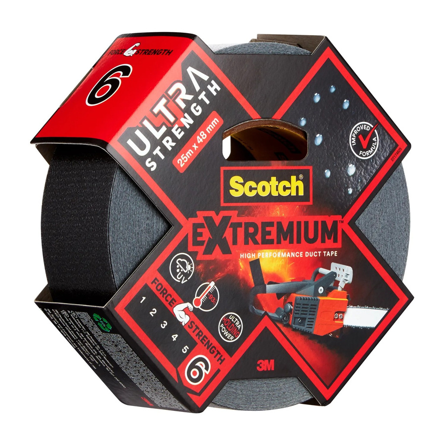 Scotch Hochleistungs-Klebeband Ultra DT17 Extremium Schwarz Breite: 48 mm, Länge: 25 m - Bild 2