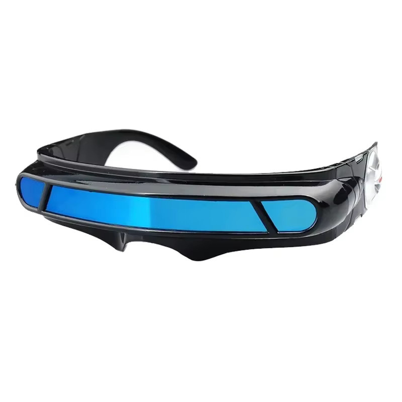 QGAOP X-men Cyclops Sonnenbrille, Vollrand, Kunststoff, Schwarz, Unisex, polarisiert - Bild 1